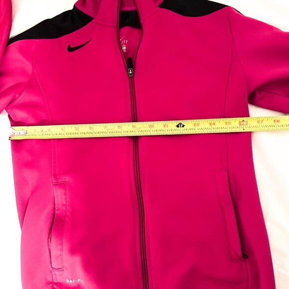 Nike Dri-Fit Fuchsia Zip-Up Outerwear Jacket - Picture 5 of 9